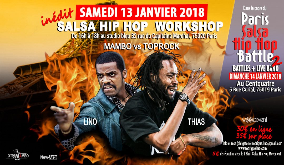 STAGE SALSA HIP HOP “Mambo vs Toprock” 13/01/18